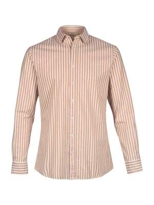 Foto van product Shiwi Overhemd 'Orlando' cognac / wit
