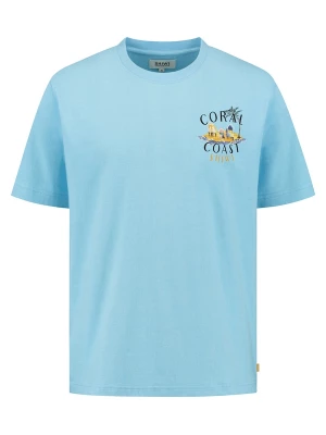 Foto van product Shiwi Shirt 'Finn Sketched Island' lichtblauw / geel / zwart