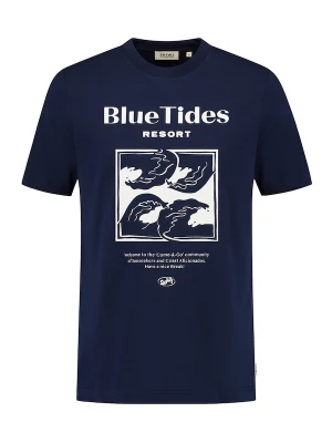 Foto van product Shiwi Shirt 'Liam Blue Tides' navy / wit