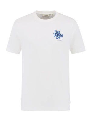 Foto van product Shiwi Shirt 'Liam Like Locals Do' lichtblauw / wit