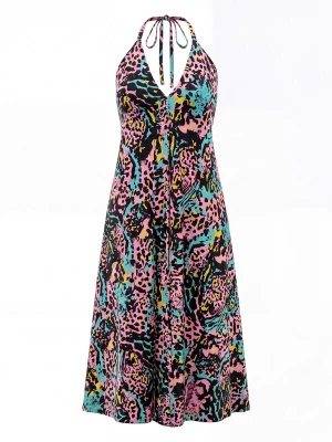 Foto van product Shop Karey Zomerjurk 'Jungle Bloom' fuchsia