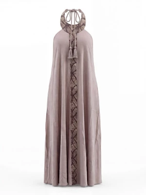 Foto van product Shop Karey Zomerjurk 'Natura Maxi Dress' taupe