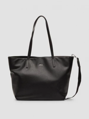 Foto van product Shopper in lederlook met afneembare schouderriem s.Oliver zwart