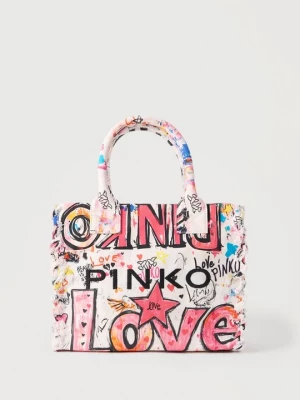 Foto van product Shopper Pinko wit