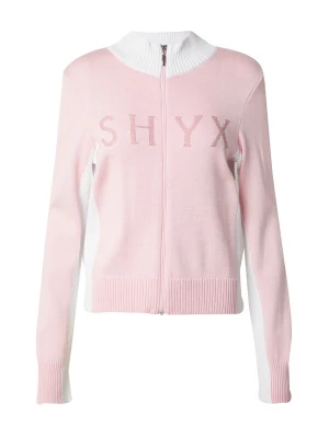 Foto van product SHYX Gebreid vest rosa / wit
