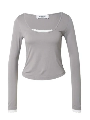 Foto van product SHYX Shirt 'Caro' donkergrijs / wit