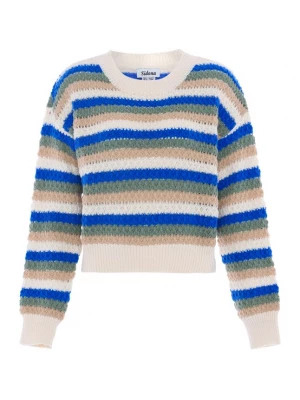 Foto van product Sidona Trui camel / blauw / jade groen / offwhite