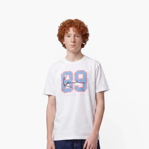 Foto van product Signature 89 Mesh T-Shirt Junior Karl Kani wit