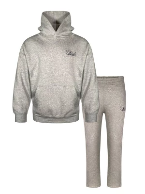 Foto van product SikSilk Joggingpak grijs gemêleerd