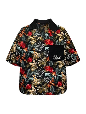 Foto van product SikSilk Overhemd donkergroen / rood / zwart
