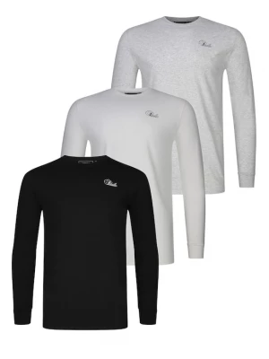 Foto van product SikSilk Shirt grijs gemêleerd / zwart / wit