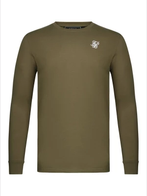 Foto van product SikSilk Shirt olijfgroen / wit