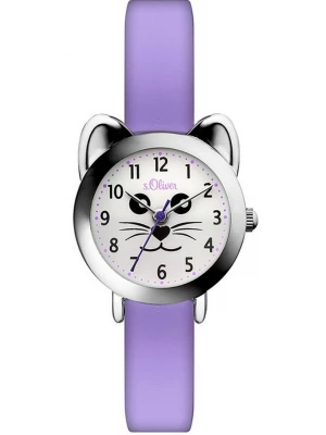 Foto van product Siliconen horloge in kattendesign s.Oliver roze