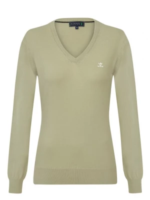 Foto van product Sir Raymond Tailor Trui 'Verty' lichtgroen / wit