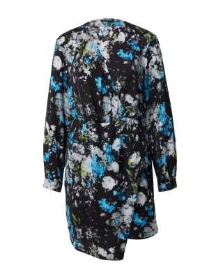 Foto van product Sisley Jurk azuur / grijs / lichtgroen / zwart