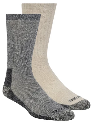 Foto van product Skechers 2 Pack heren's Crew Woolsokken CM Marine, Maat Large