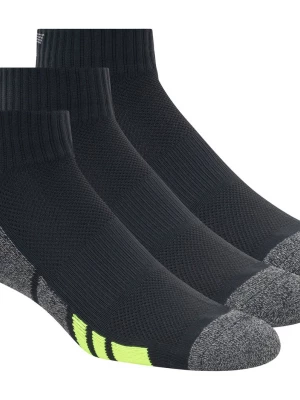 Foto van product Skechers 3 Pack heren's Half Terry Quarter Crewsokken CM Zwart, Maat Large