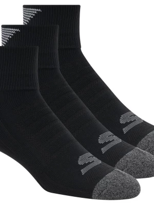 Foto van product Skechers 3 Pack heren's Half Terry Quarter Crewsokken CM Zwart, Maat Large