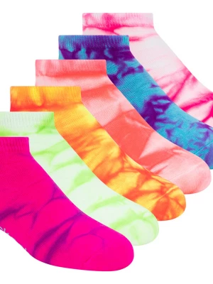 Foto van product Skechers 6 Pack Girls' Tie Dye Fashionsokken, Maat Small