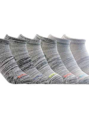 Foto van product Skechers 6 Pack Woheren's Low Cut Sport Stripesokken CM Grijs, Maat Medium