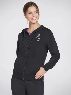 Foto van product Skechers Apparel Diamond Crown Front Zip hoodie CM Zwart