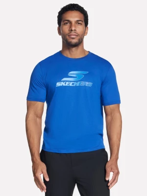 Foto van product Skechers Brand T-shirt CM Blauw, Maat Small