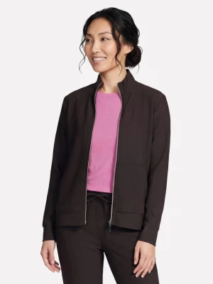 Foto van product Skechers GO Luxe Rib Everyday Full Zip jack CM Chocola / Zwart