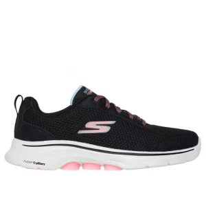 Foto van product Skechers GO WALK 7 - Kaylor Sneaker CM Zwart / Roze, Vegan, Mag in de wasmachine
