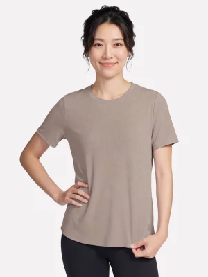 Foto van product Skechers GO WALK Luxe Rib T-shirt CM Taupe / Bruin