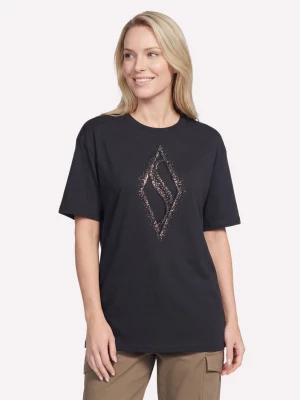 Foto van product Skechers Gold Splatter Diamond short Sleeve T-shirt CM Zwart