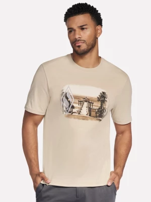 Foto van product Skechers Hometown short Sleeve shirt CM Natuurlijk, Maat Small