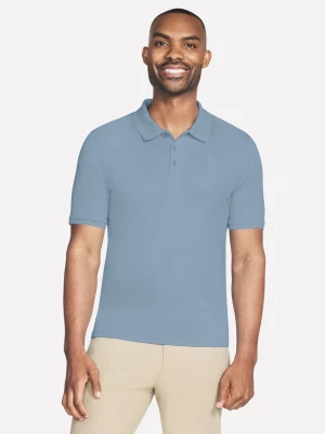 Foto van product Skechers Off Duty Polo T-shirt CM Blauw / Purper, Maat Small