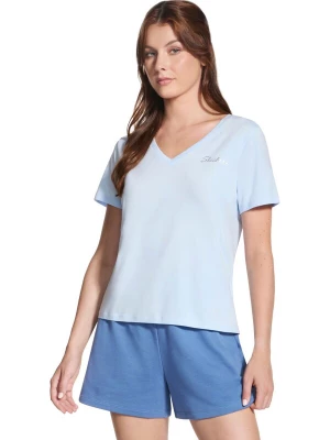 Foto van product SKECHERS Shirt 'Skechers Signature V-Neck Tee' blauw