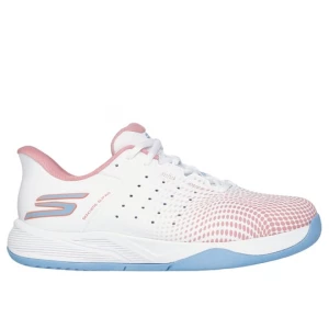 Foto van product Skechers Slip-ins Relaxed Fit: Viper Court Reload Sneaker CM Wit / Licht Blauw, Vegan, Mag in de wasmachine, Arch Fit