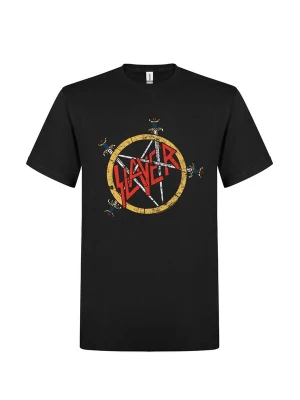 Foto van product Slayer Shirt 'Slayer Pentagram distressed T-Shirt' zwart