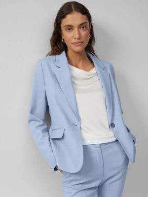Foto van product Slim fit blazer van viscosemix s.Oliver blauw