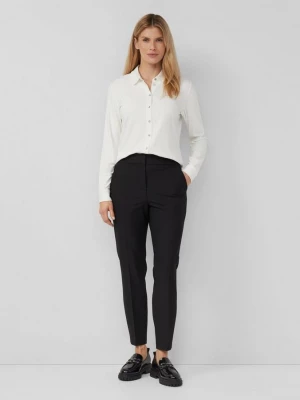 Foto van product Slim-fit broek met taps toelopende pijpen en elastische tailleband s.Oliver zwart