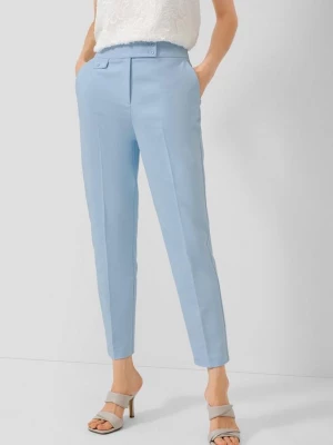 Foto van product Slim-fit broek van katoenmix met elastische tailleband s.Oliver blauw