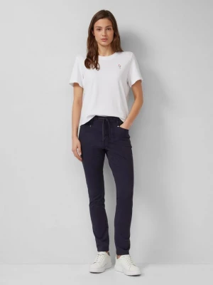 Foto van product Slim fit broek van katoensateen s.Oliver blauw