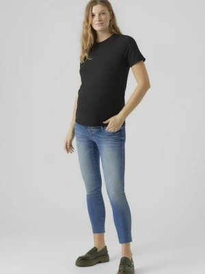 Foto van product Slim fit jeans Mamalicious lichtblauw denim
