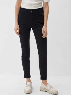 Foto van product Slim fit: katoenen satijnen broek s.Oliver blauw