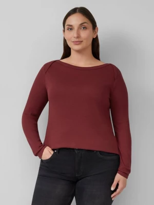 Foto van product Slim fit shirt met boothals en elastische jerseystof s.Oliver rood