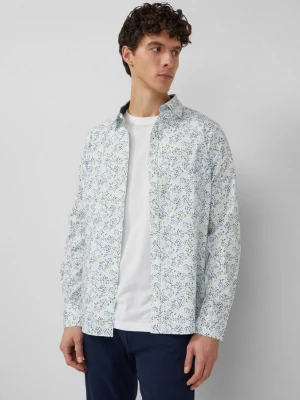 Foto van product Slim fit: shirt met lange mouwen, all-over print en Kent-kraag s.Oliver