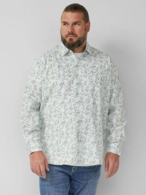 Foto van product Slim fit: shirt met lange mouwen, all-over print en Kent-kraag s.Oliver