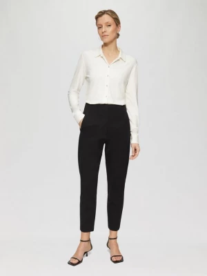 Foto van product Slim fit: tricot broek met taps toelopende pijpen s.Oliver zwart