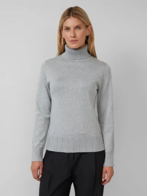 Foto van product Slim-fit trui met ajour details s.Oliver grijs