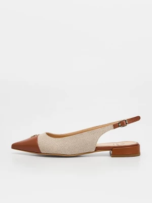 Foto van product Slingback ballerina´s Aigner taupe