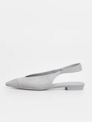 Foto van product Slingback ballerina´s Emporio Armani lichtgrijs