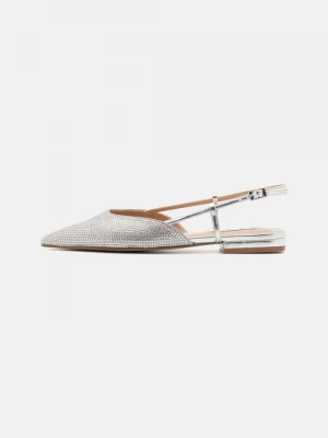 Foto van product Slingback ballerina´s Steve Madden zilverkleurig