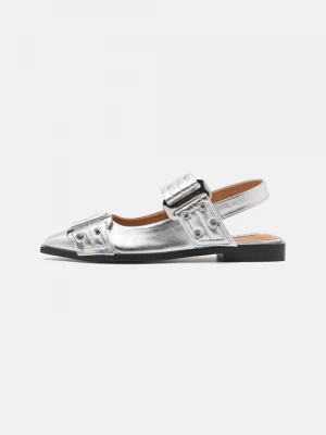 Foto van product Slingback ballerina´s Steve Madden zilverkleurig